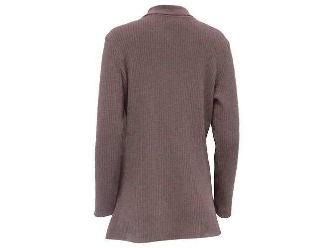 Beige Polyester Strickjacke mit Knöpfen von Jason Wu - Ansicht 4
