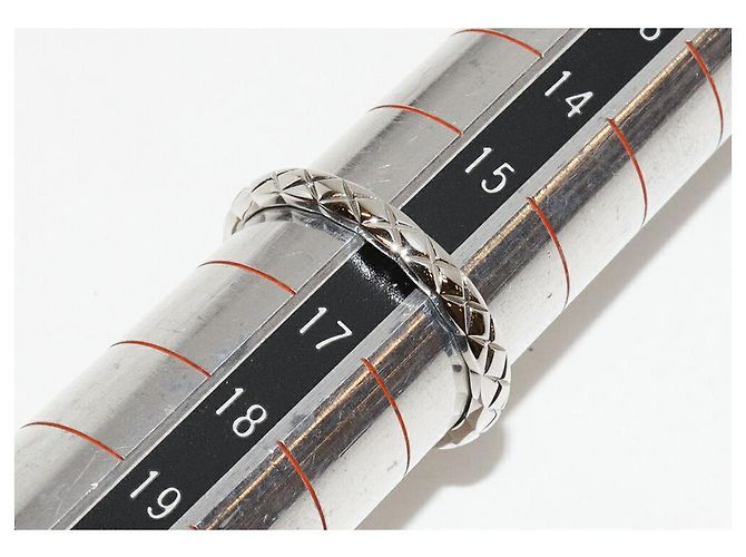 Chanel Coco Crush Pt950 Ring Größe 16 Silber Metallisch - Ansicht 2