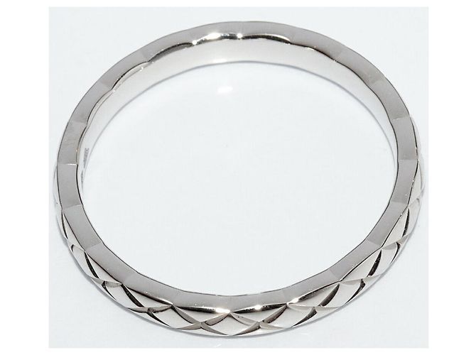 Chanel Coco Crush Pt950 Ring Größe 16 Silber Metallisch - Ansicht 3