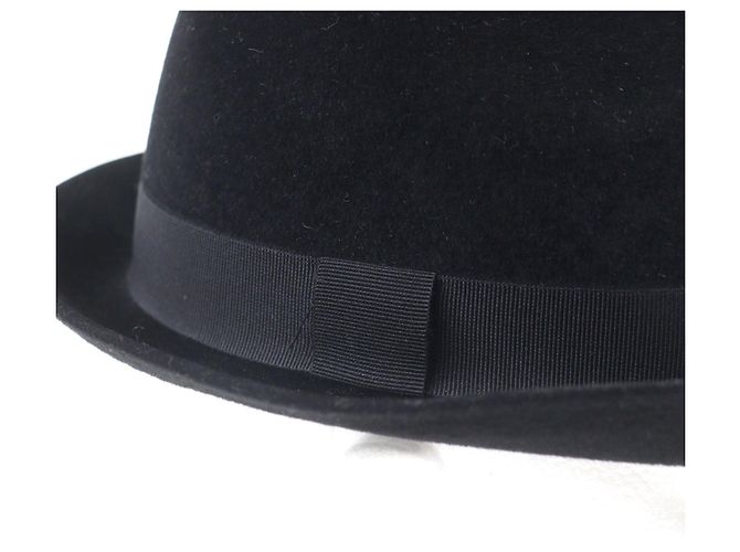 Cappello Fedora in Lana Hermès Nero - vista 7
