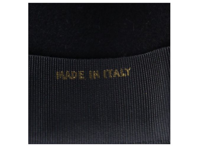 Cappello Fedora in Lana Hermès Nero - vista 9