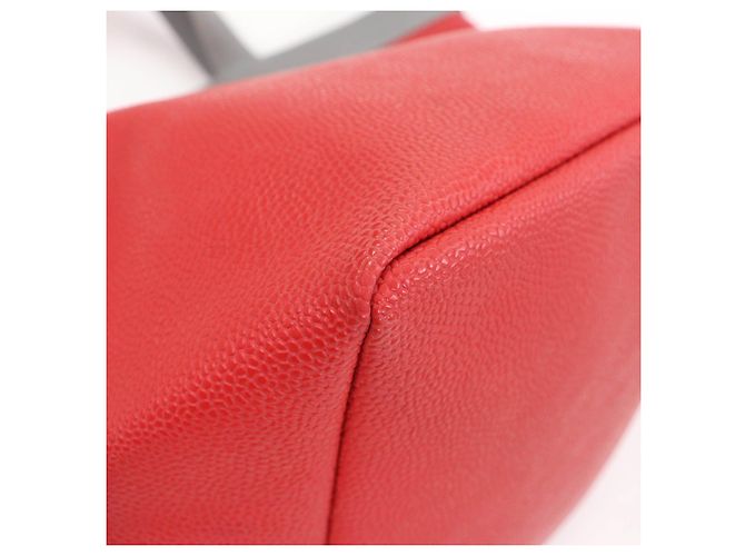 Autre Marque Herve Chapelier beschichtete Canvas-Tote-Bag Rot - Ansicht 5