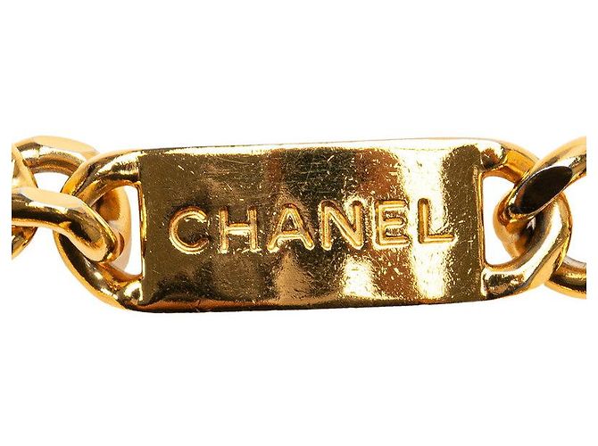 Timeless Kette mit Logo-Platte von Chanel Golden - Ansicht 4