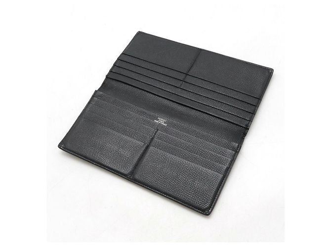Cartera Larga Epsom Mendel Vau MC2 de Hermès Negro - vista 5