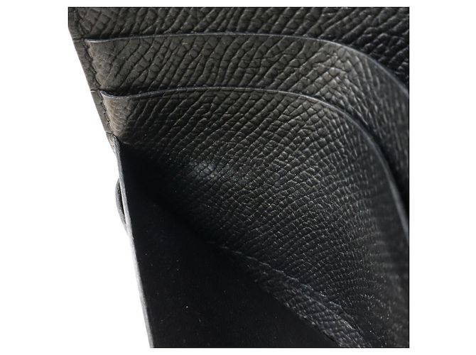 Cartera Larga Epsom Mendel Vau MC2 de Hermès Negro - vista 8