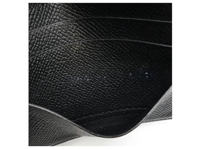 Cartera Larga Epsom Mendel Vau MC2 de Hermès Negro - vista 9