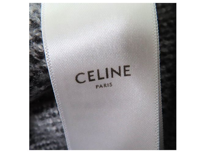 Céline Celine×Amy Dorian Künstler Jacquard Strick Schwarz - Ansicht 7