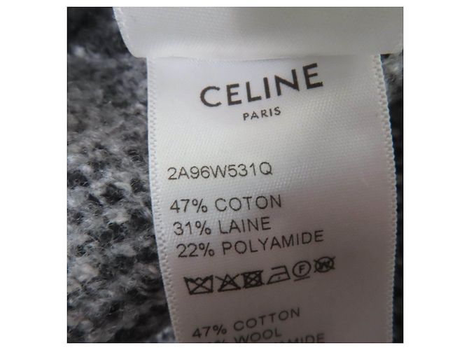 Céline Celine×Amy Dorian Künstler Jacquard Strick Schwarz - Ansicht 8