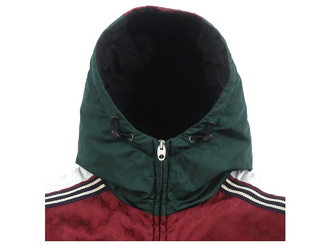 Gucci Mountain Nylon Hoodie Grün - Ansicht 2