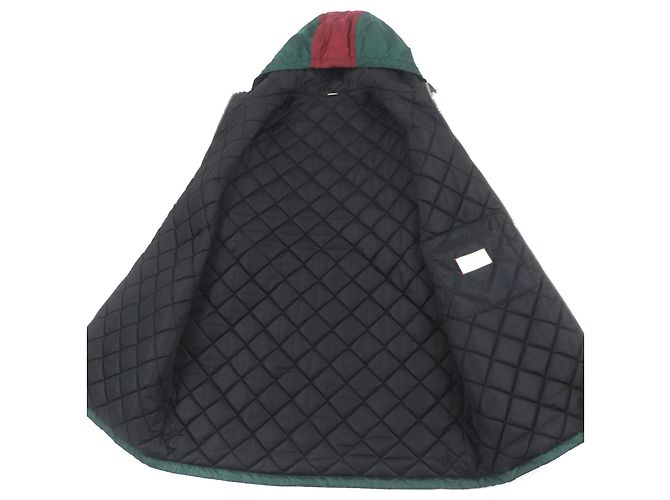 Gucci Mountain Nylon Hoodie Grün - Ansicht 4