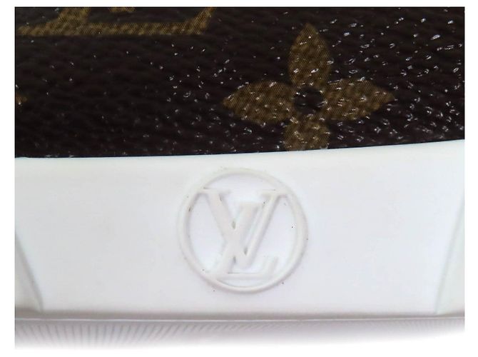 Sneakers Alte in Pelle Louis Vuitton Marrone Nero - vista 12