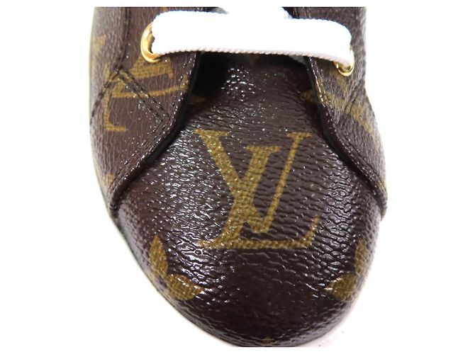 Sneakers Alte in Pelle Louis Vuitton Marrone Nero - vista 9