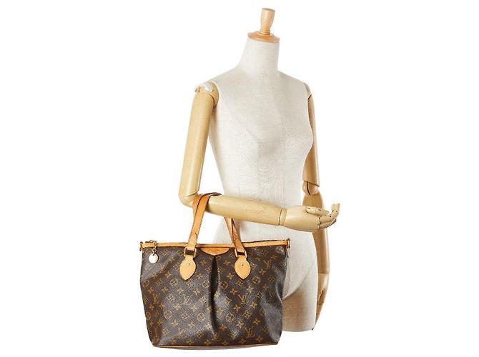 Louis Vuitton Palermo PM Monogram Handtasche Braun - Ansicht 11