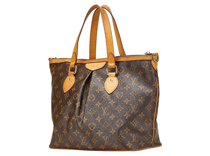 Louis Vuitton Palermo PM Monogram Handtasche Braun - Ansicht 2