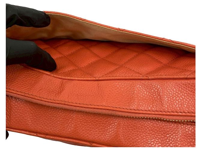 CHANEL Borsa Semi-Tracolla Matelassé Coco Mark Rosa - vista 10