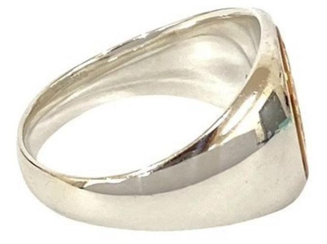 Ring Hermès Anillo Chevalier Ex Libris HERMES Plata Dorado - vista 4