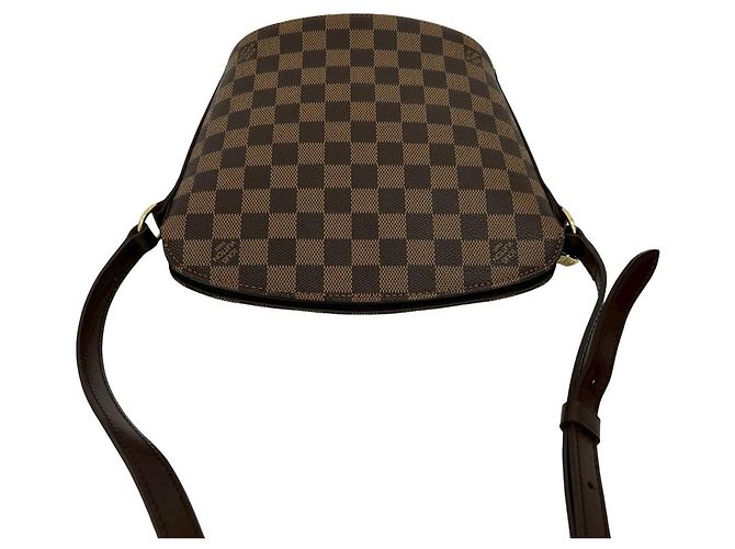 Borsa a Spalla in Pelle Damier Drouot di Louis Vuitton Marrone - vista 4