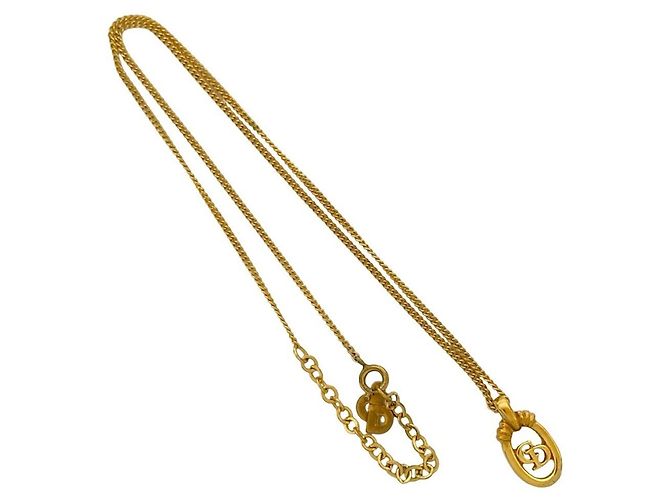 Set di collana con logo CD placcato oro Christian Dior D'oro - vista 4