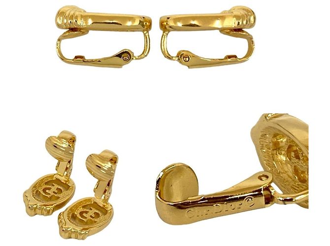 Set di collana con logo CD placcato oro Christian Dior D'oro - vista 5