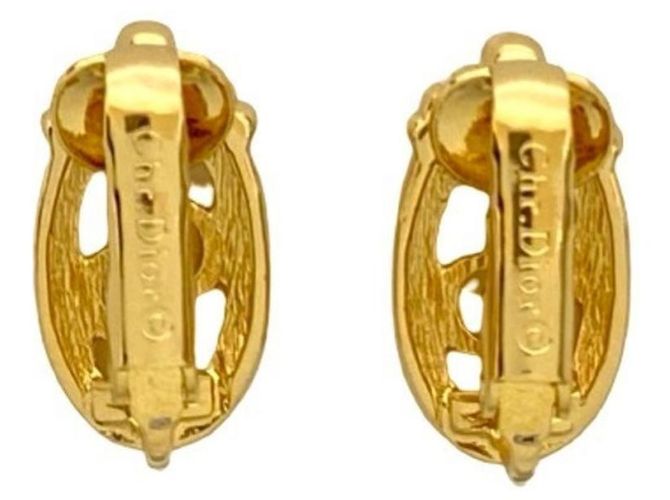 Set di collana con logo CD placcato oro Christian Dior D'oro - vista 7