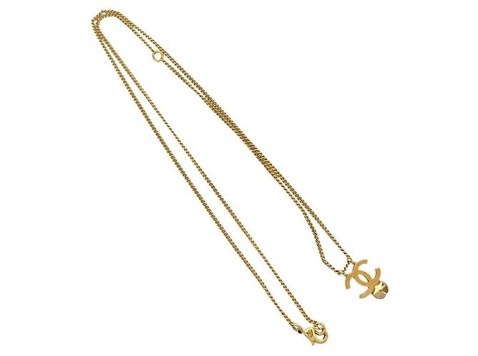Collana Placcata Oro con Motivo Coco di Chanel D'oro - vista 4