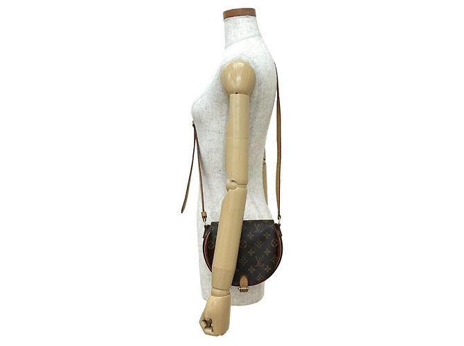 Borsa a Spalla in Pelle Monogram Tan Blanc di Louis Vuitton Marrone - vista 2