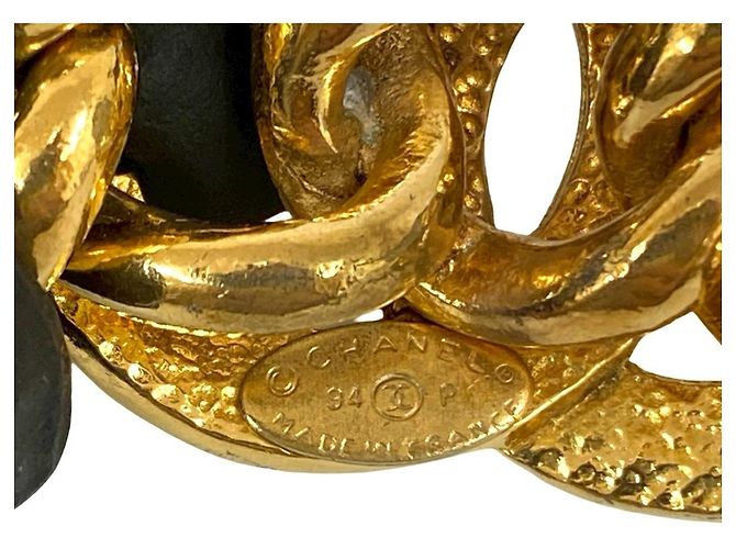 Bracciale a Catena Vintage Coco Mark di Chanel D'oro - vista 2