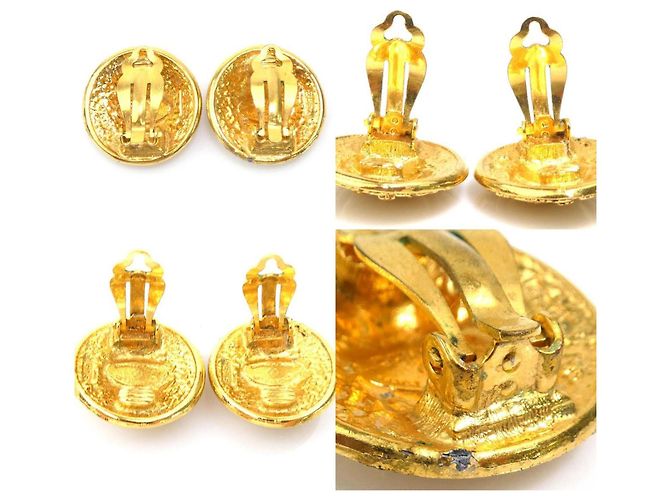 Orecchini a clip in oro Chanel per donne D'oro - vista 4