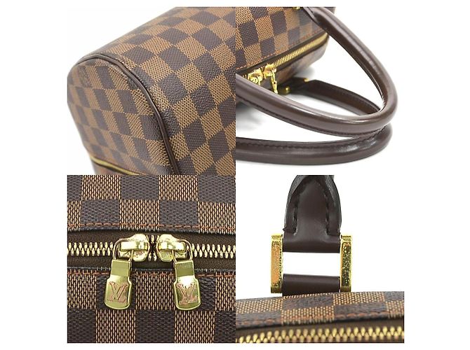 Bolso Louis Vuitton Damier Rivera MM Castaño - vista 4