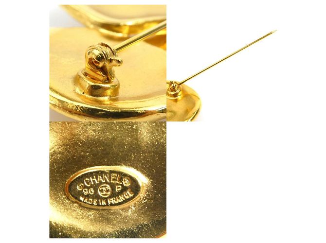 Spilla in metallo dorato Coco Mark di CHANEL D'oro - vista 5