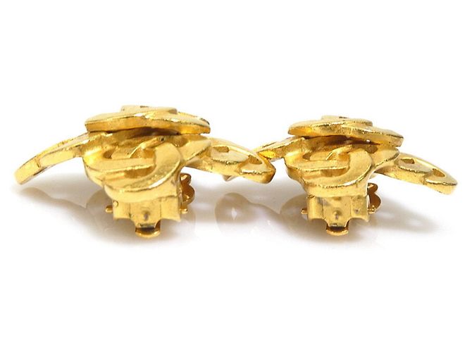 Orecchini a clip in oro Chanel Coco Mark D'oro - vista 3