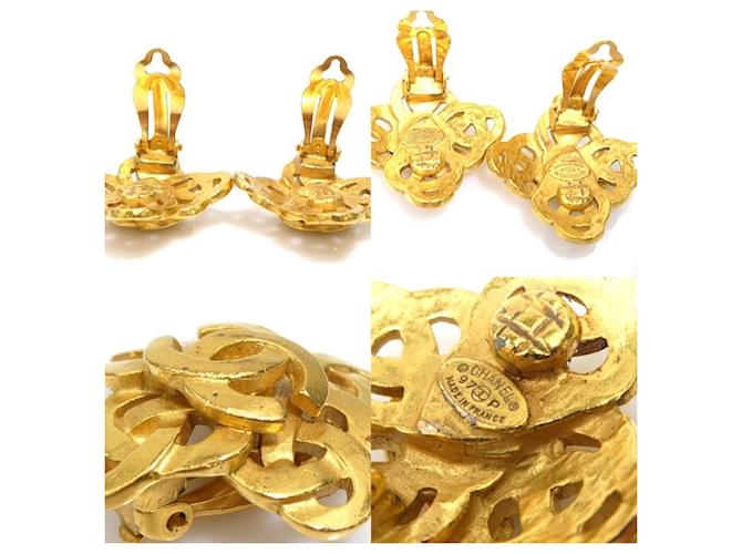 Orecchini a clip in oro Chanel Coco Mark D'oro - vista 5