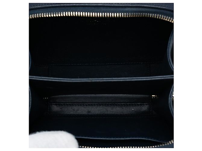 Chanel Blu Piccola Custodia Vanity Caviar CC Filigrana Blu navy - vista 4
