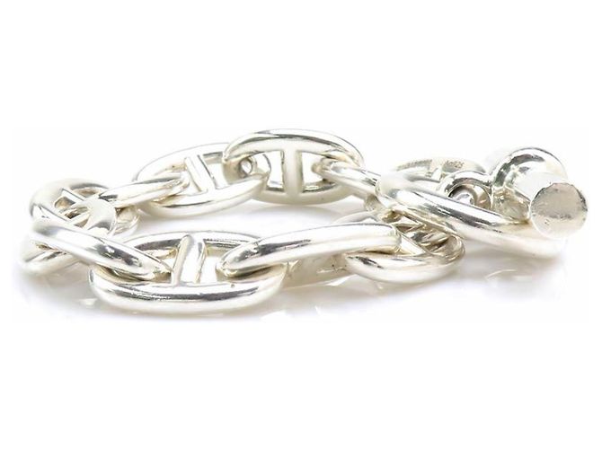 Hermès Bracciale Charm Chaine d'Ancre TGM Hermes Argento - vista 3