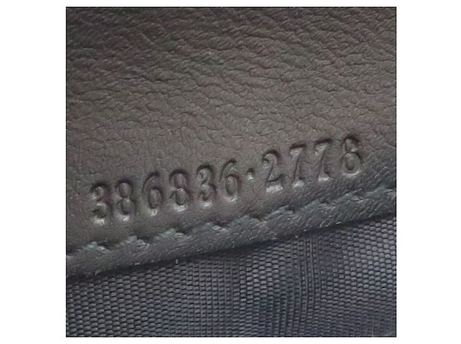 Gucci Schwarze Leder Lange Brieftasche - Ansicht 7