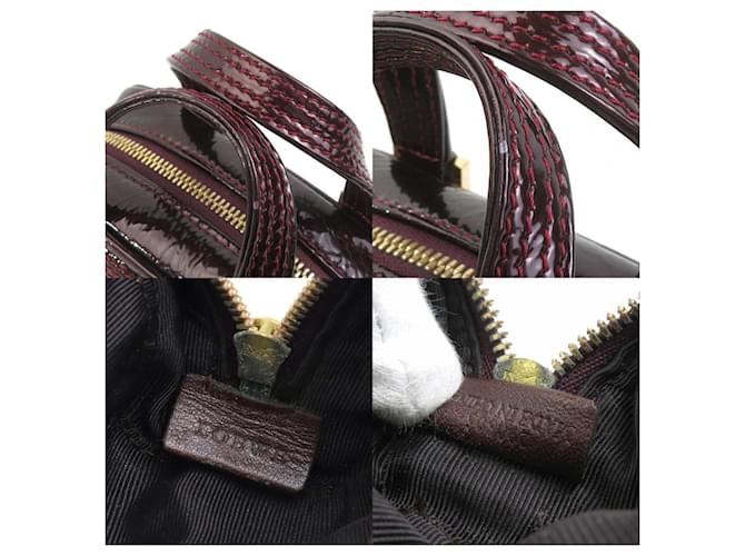 LOEWE Amazona Micro Mini Borsa a Spalla Bordò - vista 5