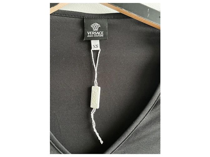 Blusa Versace Jeans Couture Marrón Asimétrica con Hebilla Castaño - vista 5