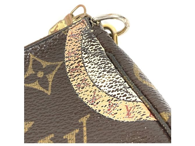 Mini Pochette Accessori Monogram Louis Vuitton Marrone Monogramma - vista 10