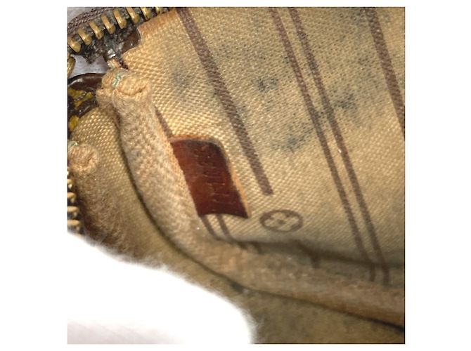Mini Pochette Accessori Monogram Louis Vuitton Marrone Monogramma - vista 13