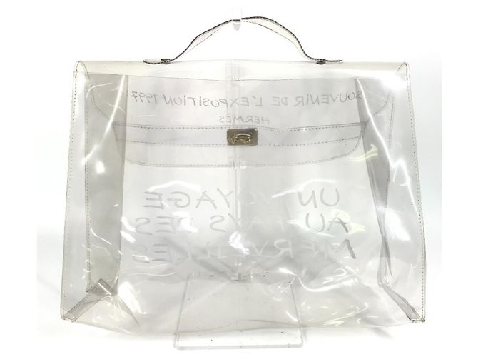 Borsa Tote Kelly in vinile Hermès - vista 2