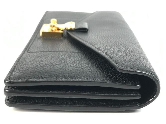 Portafoglio Lungo Louis Vuitton in Pelle Nera Nero - vista 4