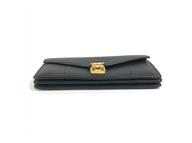 Portafoglio Lungo Louis Vuitton in Pelle Nera Nero - vista 5
