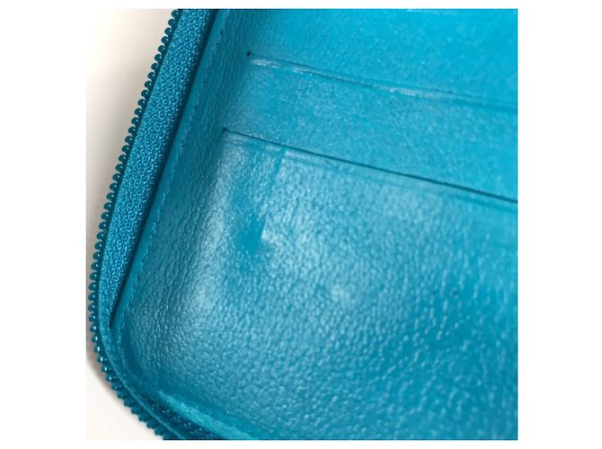CHANEL Cartera Larga Camelia CC Coco Mark Azul - vista 16