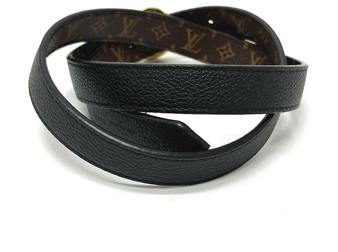 Louis Vuitton Monogram Santur LV Circle Gürtel Braun Monogramm - Ansicht 3