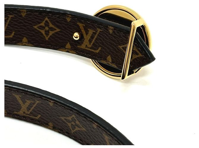 Louis Vuitton Monogram Santur LV Circle Gürtel Braun Monogramm - Ansicht 6