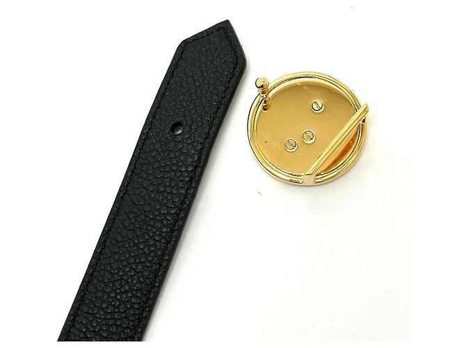 Louis Vuitton Monogram Santur LV Circle Gürtel Braun Monogramm - Ansicht 9