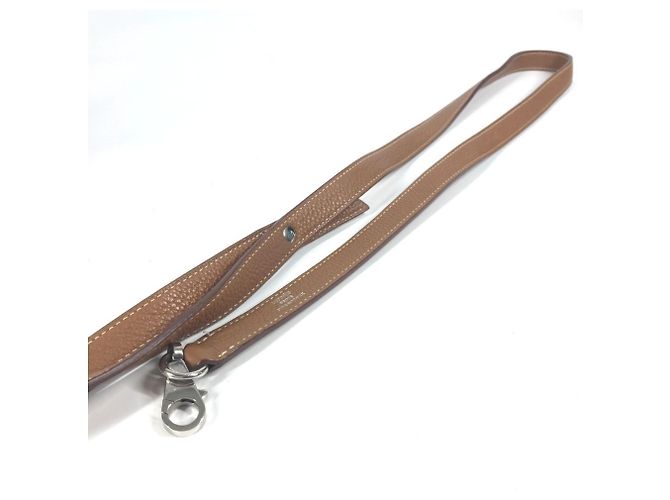 Laisse Kelly Dog d'Hermès Marron - vue 11