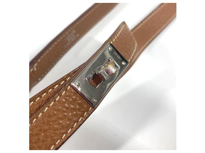 Laisse Kelly Dog d'Hermès Marron - vue 4