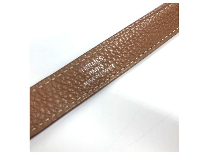 Laisse Kelly Dog d'Hermès Marron - vue 5