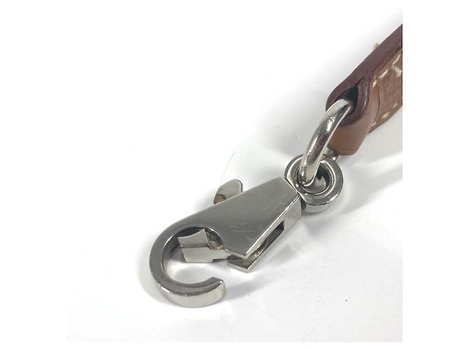 Laisse Kelly Dog d'Hermès Marron - vue 7